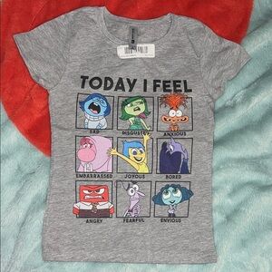 Inside Out 2 ''Today I Feel'' T-Shirt for Girls